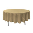 90″ Taupe Polyester Round Tablecloth