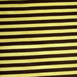 Cotton Lycra Knit Fabric Brown and Yellow 3/8 Stripe