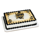 Graduation cupcake ring toppers SILVER Grad hats - 12 Silver count (Copy)