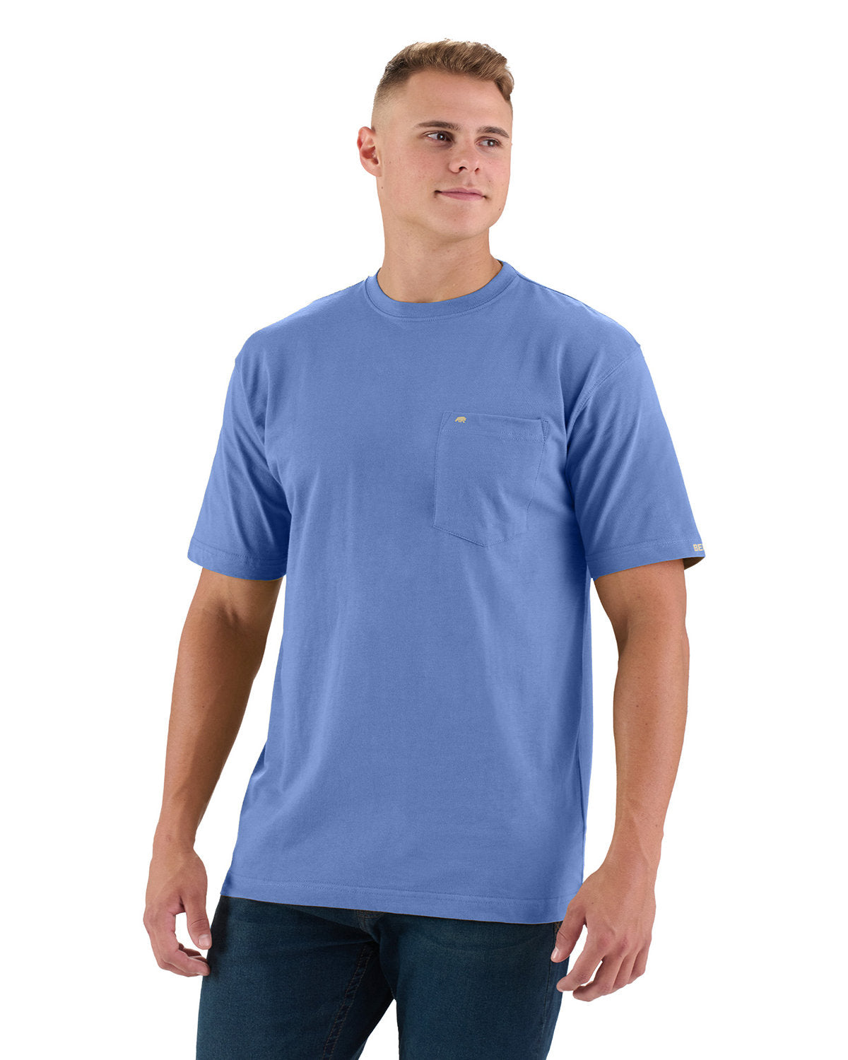 Men's Tall Heavyweight Short Sleeve Pocket T-Shirt