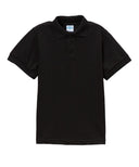 Boys Uniform Polo Shirt Cotton Polyester Fabric - Gold, Pique, Ribbed Collar And Sleeve, Sizes 5-18 (1 Piece)