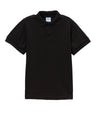 Boys Uniform Polo Shirt - Cotton Polyester Fabric - Navy, Pique, Ribbed Collar And Sleeve, Sizes 5-18