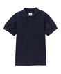 Boys Uniform Polo Shirt Cotton Polyester Fabric - Red, Pique, Ribbed Collar And Sleeve, 5-18 (1 Piece)