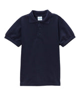 Boys Uniform Polo Shirt Cotton Polyester Fabric - Gold, Pique, Ribbed Collar And Sleeve, Sizes 5-18 (1 Piece)