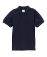 Boys Uniform Polo Shirt Cotton Polyester Fabric - Gold, Pique, Ribbed Collar And Sleeve, Sizes 5-18 (1 Piece)