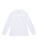Boys Long Sleeve Uniform Shirt - Boys Uniform Fabric, Navy, White, Skyblue, Long Sleeve, School Uniform Shirt (1 Piece)
