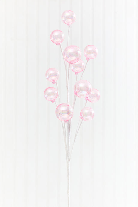28" Pink Bubble Spray