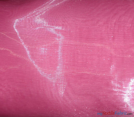 Mirror Organza Polyester Fabric - Sheer, Soft And Smooth, 58/60" Width (Continuous Yards & By Bolt)