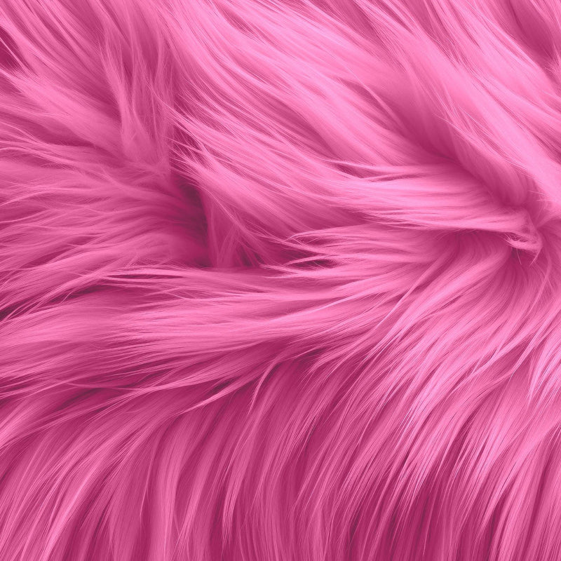 Faux Fur Fabric Round Shaggy 40-Inch Circular
