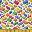 Quilting Cotton Building Blocks Novelty Fabric