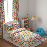 Quilting Cotton Building Blocks Novelty Fabric