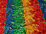 Quilting Cotton Rainbow Building Blocks Novelty Fabric