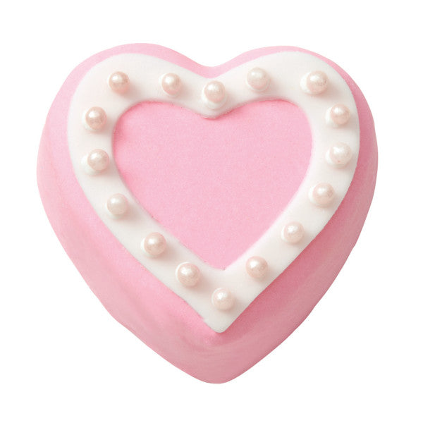 Wilton Mini Silicone Heart Mold – 6 Cavity Mold for Heart Shaped Cookies and Candy