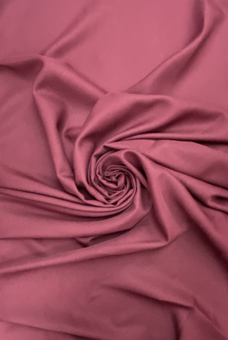 Gabardine Polyester Fabric - Burgundy, 59/60" Width (1 Yard)