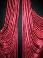 Low Stretch Burgundy Polyester Fabric - Burgundy, 108"-120" Width