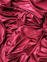 Low Stretch Burgundy Polyester Fabric - Burgundy, 108"-120" Width