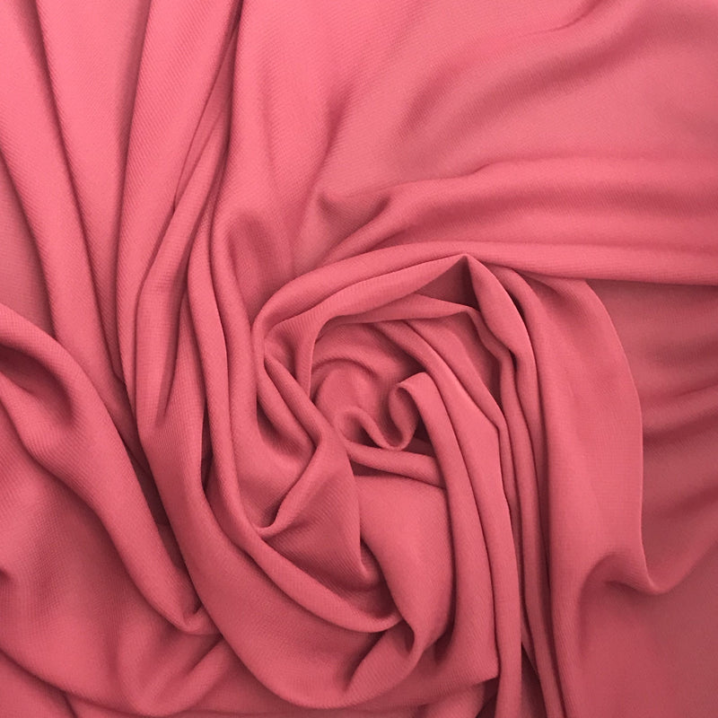 Burgundy Chiffon Polyester Fabric - Burgundy, Sheer, 59"-60" Width (1 Yard)