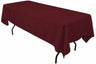 Polyester Rectangular Tablecloth 60x144 Inch – Durable Reusable Table Linen for Weddings, Parties, Banquets & Events