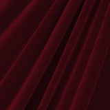 1 Yard Solid Stretch Velvet Fabric Silky Soft 4 Way Stretch for Apparel 58/60 Inch Width