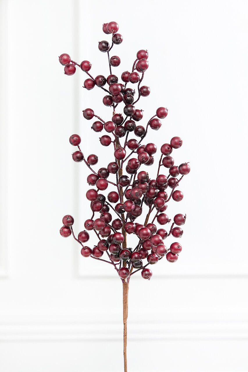 29" Burgundy Crabapple Spray Weather Resistant