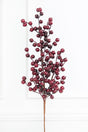 29" Burgundy Crabapple Spray Weather Resistant