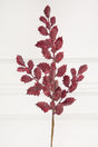 23" Burgundy Shimmer Metallic Holly