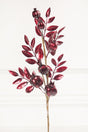 26" Burgundy Metallic Pomegranate Stem