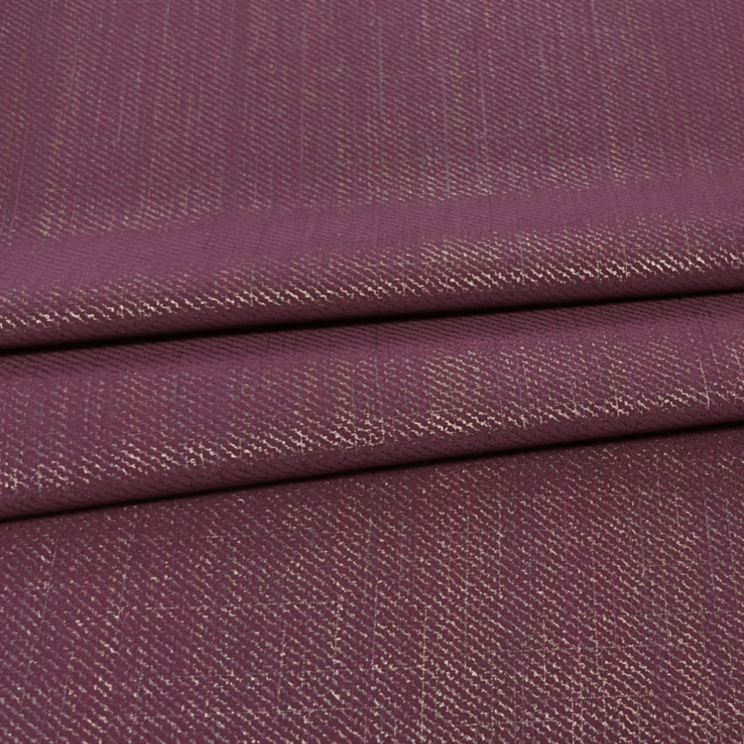 Foiled Spandex Denim Look Rainbow Fabric