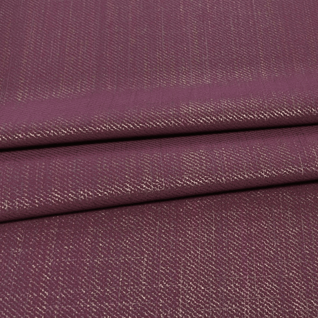 Foiled Spandex Denim Look Rainbow Fabric