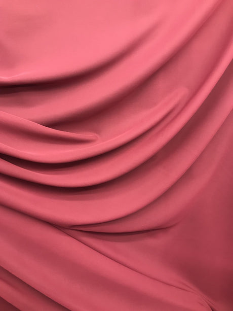 Burgundy Chiffon Polyester Fabric - Burgundy, Sheer, 59"-60" Width (1 Yard)