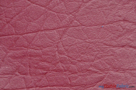 Heavy Duty Textured Vinyl Fabric - Upholstery Weight, Textured Faux Leather, 54" Width, Multiple Colors (1 Yard)