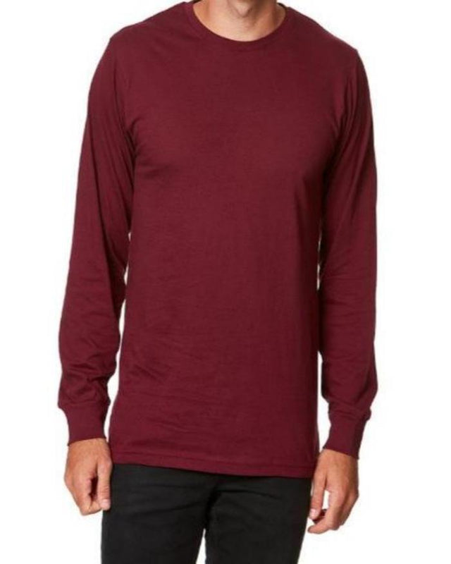 Lucky Friends 1501 Long Sleeve Cotton Fabric - Burgundy, Long Sleeve (1 Piece)