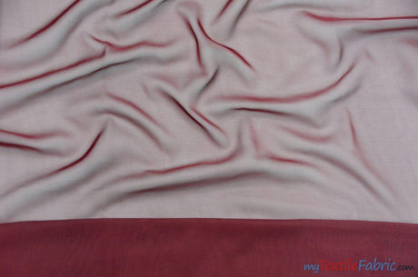 Polyester Chiffon Fabric - Super Soft, Flowy, Sheer, 58/60" Width, 100% Polyester (By The Continuous Yards & Bolts)