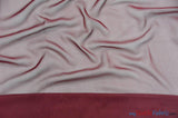 Double Georgette 100 Percent Polyester Fabric - Sheer Crepe Texture, 60" Width, Multiple Colors (1 Yard)