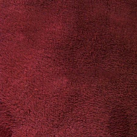Burgundy Solid Minky Fabric,