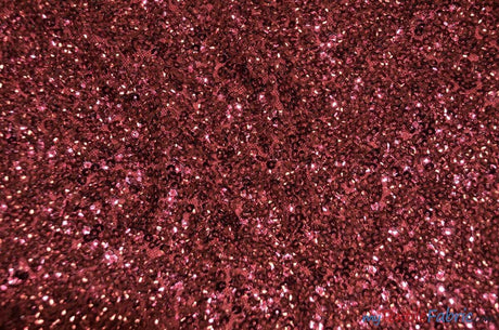 Gatsby Sequins Polyester Fabric - 6Mm Flat Sewn Sequins On Mesh, 52" Width, Multiple Colors (1 Yard)