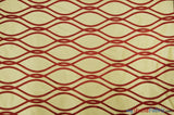Elliptical Jacquard Polyester Fabric - Reversible Modern Geometric Pattern, 58/60" Width, Multiple Colors (1 Yard)