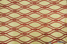 Elliptical Jacquard Polyester Fabric - Reversible Modern Geometric Pattern, 58/60" Width, Multiple Colors (1 Yard)