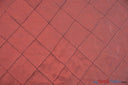 Taffeta Pintuck Fabric - 4" X 4" Diamond Pattern, 58" Width, Multiple Colors (1 Yard)