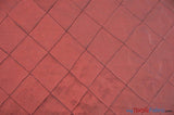 Taffeta Pintuck Fabric - 4" X 4" Diamond Pattern, 58" Width, Multiple Colors (1 Yard)