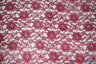 Raschel Lace Polyester Fabric - Floral Sheer Lace, 58/60" Width (1 Yard)