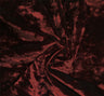1 Yard Stretch Velvet Crushed Burgundy Apparel Fabric Polyester Spandex Soft Drapey Holiday Material 58 60 Inches width