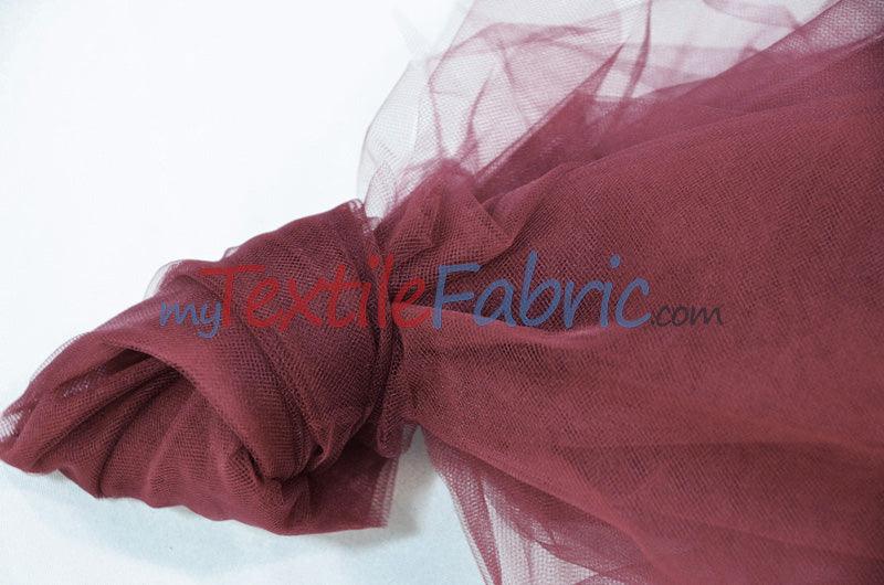 Bridal Tulle Illusion Nylon Tulle Fabric - Sheer Soft Bridal Veil, 108" Width (50 Yard Bolt)