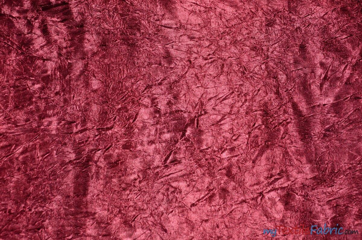 Silky Crush Satin Polyester Fabric - Crushed Charmeuse Satin, Multiple Colors, 54" Width (1 Yard)