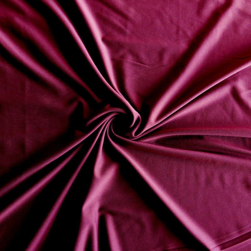 Athletic Dri-Fit Burgundy Lycra Jersey Knit Fabric