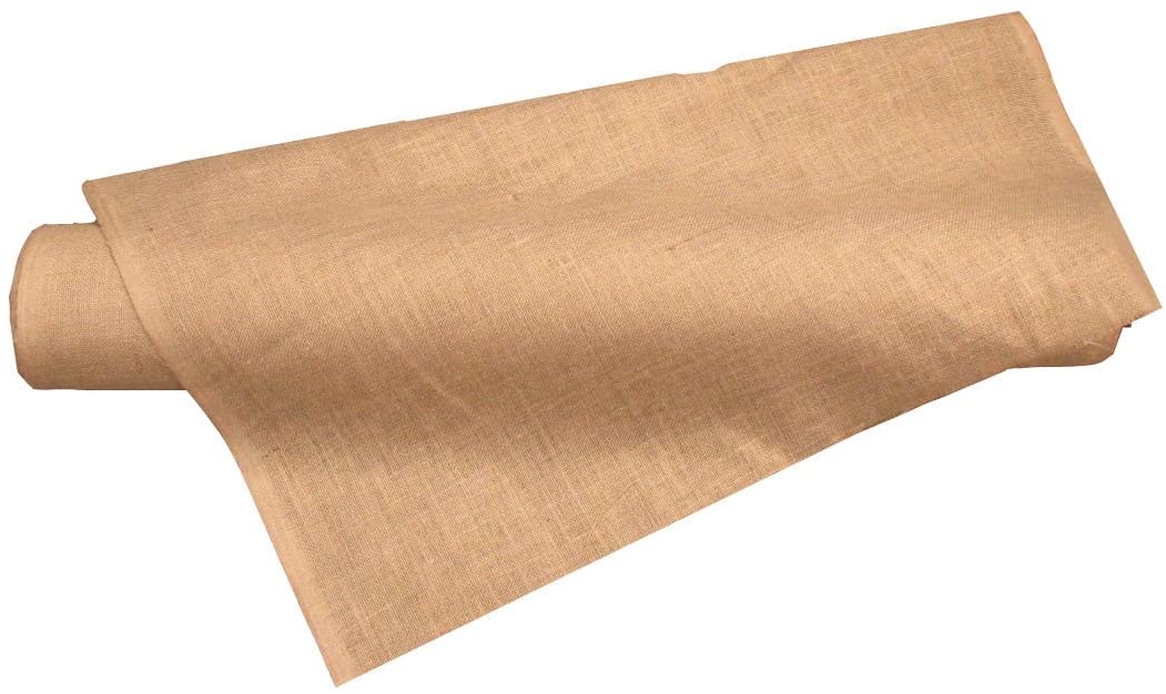 40-Inch Wide Natural Burlap Fabric - Natural, Jute, 40" Width