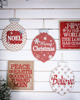 Burlap Ornament Wall Hangings