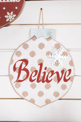 Burlap Ornament Wall Hangings