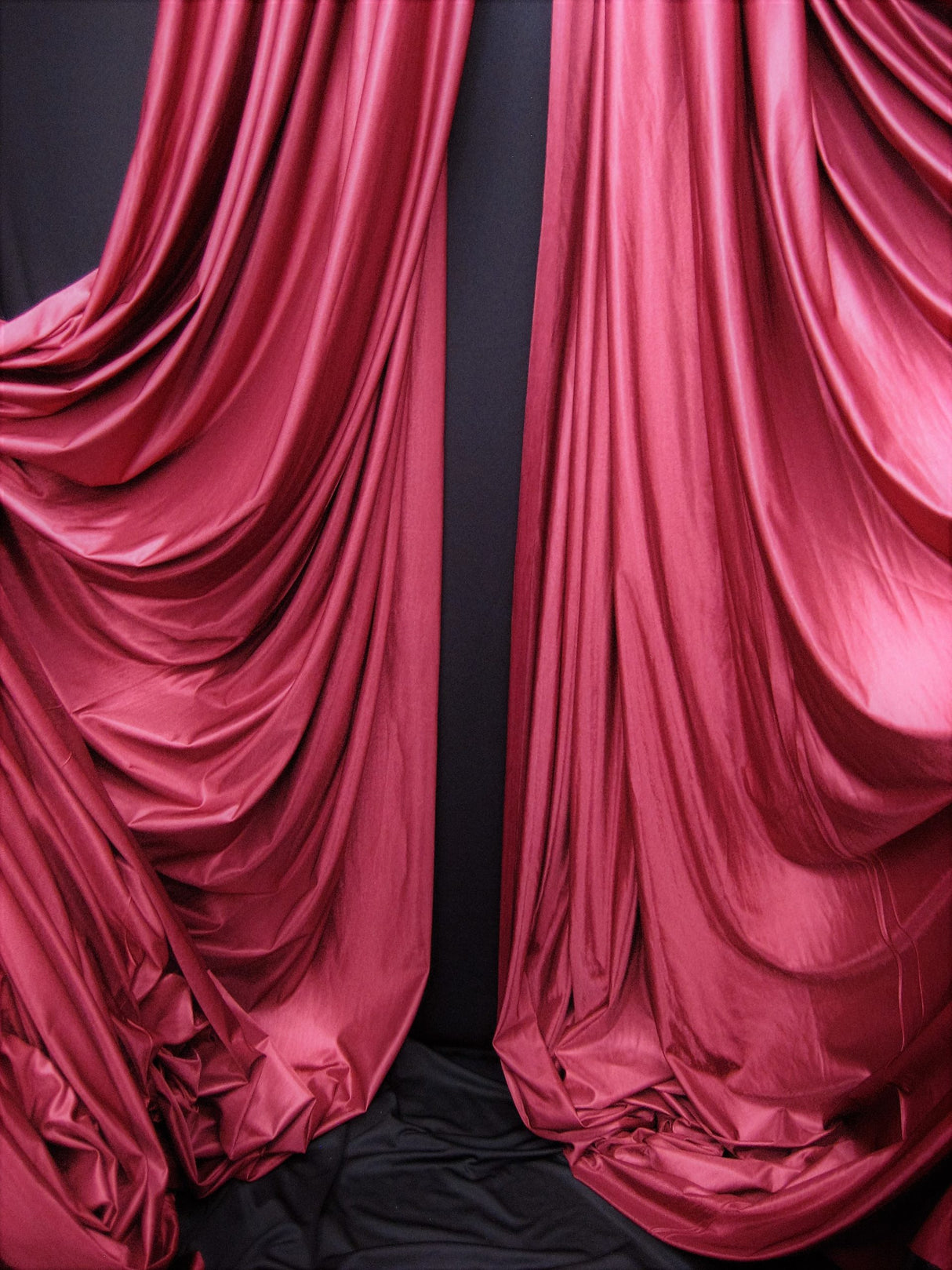 Low Stretch Burgundy Polyester Fabric - Burgundy, 108"-120" Width