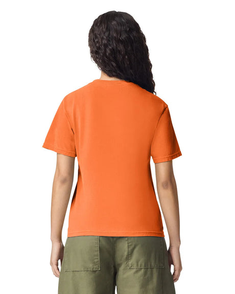 Comfort Colors 1717 Adult Tee Cotton Fabric - Burnt Orange, Semi-Fitted, 4.5 Oz/Yd² (1 Unit)